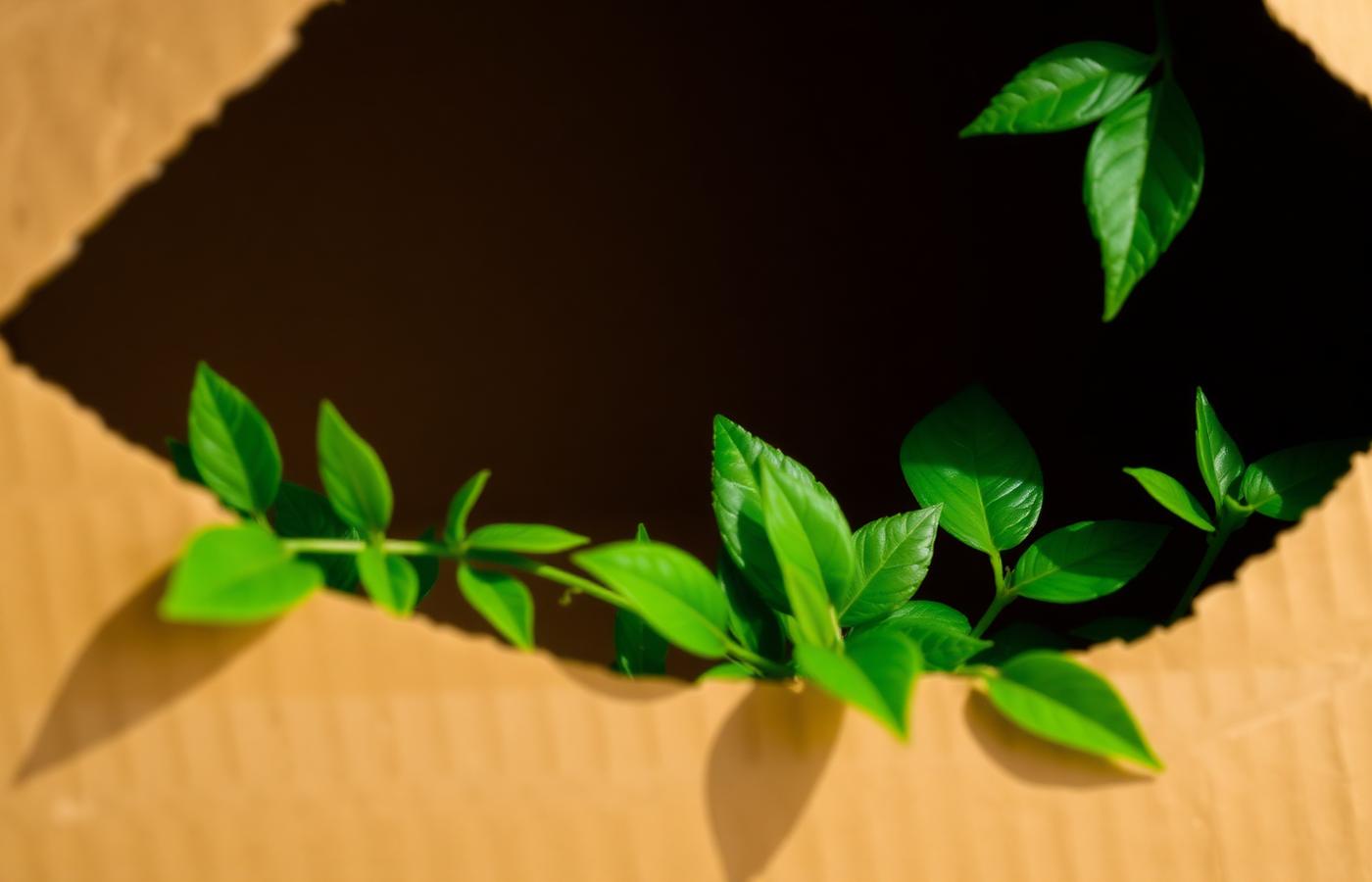 Emballage carton recyclable et écologique